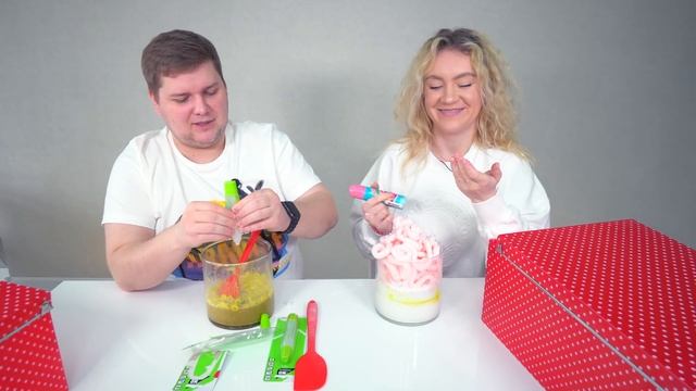 ТАЙНЫЕ КОРОБКИ СЛАЙМ ЧЕЛЛЕНДЖ ? Лизун из Случайных Ингредиентов MYSTERY BOX SLIME CHALLENGE смотреть онлайн