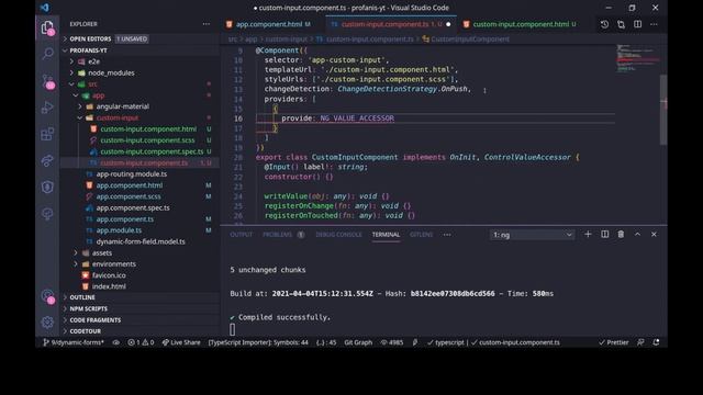12. Custom Angular Form Control смотреть онлайн