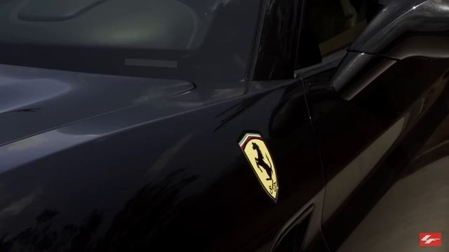 Ferrari California on Lexani Forged LZ-102 Black and Machine Wheels смотреть онлайн