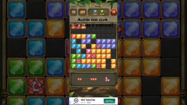 #Block puzzle game ||block puzzle jewel android ||building block ||MX player new game block puzzle