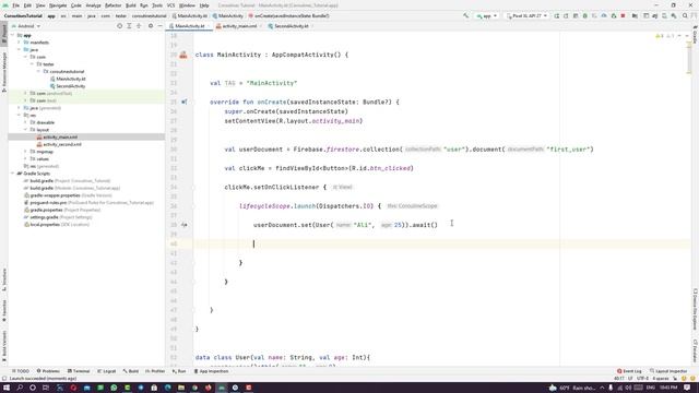 Coroutines tutorial - (Coroutines with Firebase) - part 9 смотреть онлайн