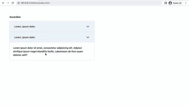 Fitur Accordion Menggunakan Tailwindcss & Alpine.js