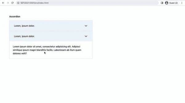 Fitur Accordion Menggunakan Tailwindcss & Alpine.js