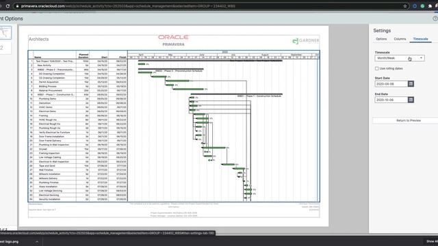 PRIMAVERA - Print Preview Settings смотреть онлайн