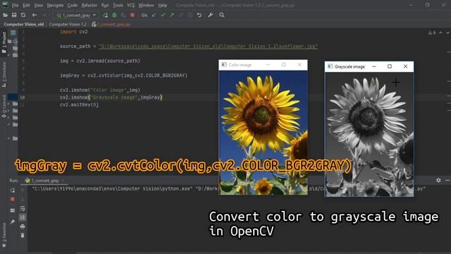 Converting an image to grayscale смотреть онлайн