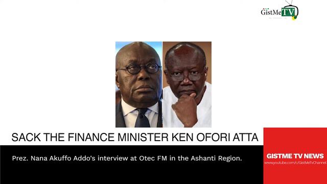Sack Ghana's Finance Minister Ken ofori Atta - 80 NPP lawmakers' pressure Prez. Nana Akuffo Addo смотреть онлайн