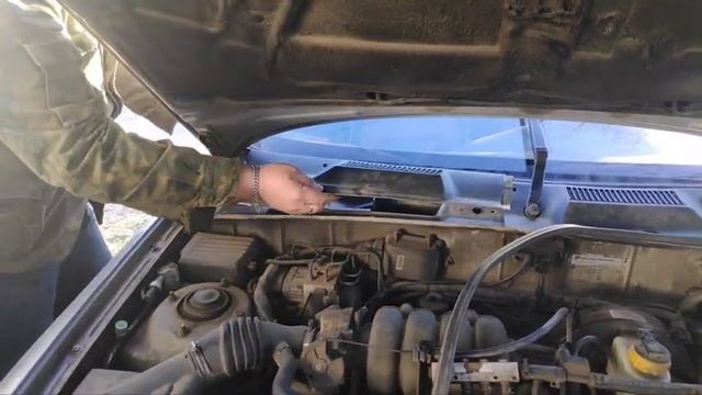 Замена фильтра салона Ланос ЗАЗ шанс Sens легко и просто