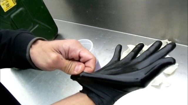 Nitro Black 100% Nitrile Super Strong Disposable Gloves By Geelong Gloves