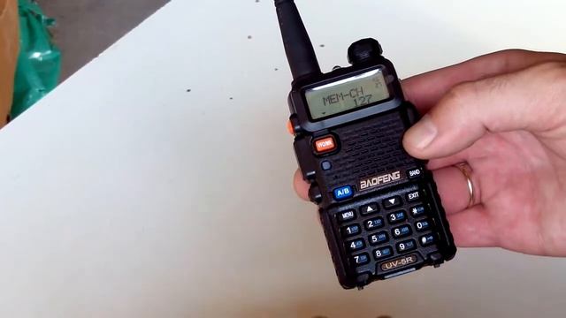 Сохранение каналов в BAOFENG UV-5R смотреть онлайн