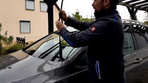 Дворники VW . Как заменить, поменять дворники стеклоочистители на VW ,scheibenwischer HUBROX