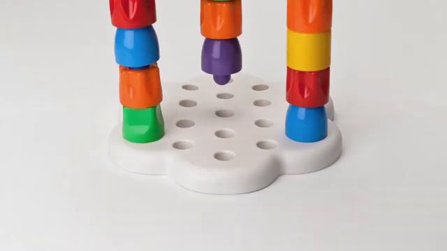 Мозаика серии ГЕОМЕТРИЯ МАКСИ Quercetti Daisy Maxi смотреть онлайн