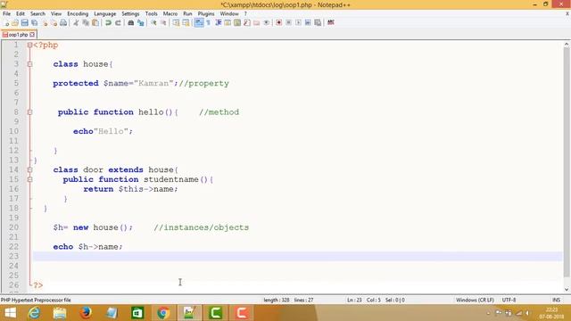 Object Oriented Programming in PHP Part 4 | Visibility of Methods and Property смотреть онлайн