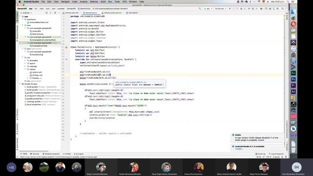 VALIDACION DE USUARIO Y CONTRASEÑA BASICO CON KOTLIN -PNAM- смотреть онлайн