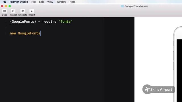 How to Use Google Fonts in FramerJS - Framer Tutorials смотреть онлайн