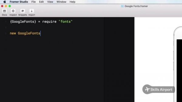 How to Use Google Fonts in FramerJS - Framer Tutorials