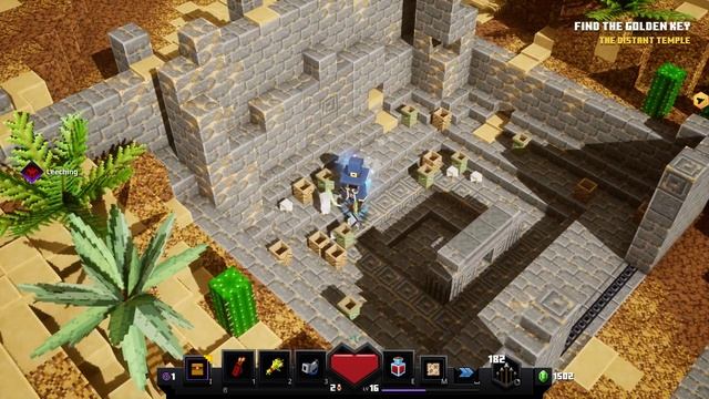 Find The Golden Key (The Distant Temple) Minecraft Dungeons смотреть онлайн