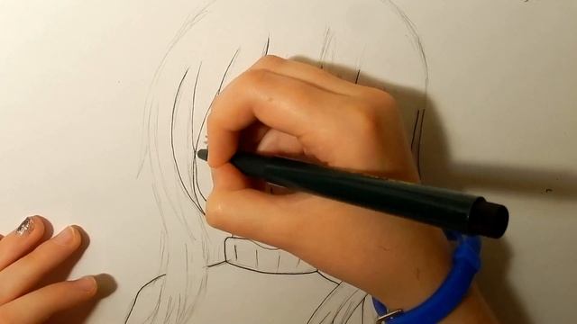 ? speedpaint аниме девочка | арт для подписчиков смотреть онлайн