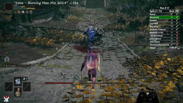 Tutorial: Elden Ring no-hit sorcery only any% смотреть онлайн