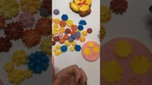 Цветы из глазури