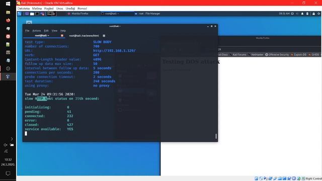 Testing Slow-HTTP-test and Slow Loris on an Apache Server - Testing your server - HOXFRAMEWORK смотреть онлайн