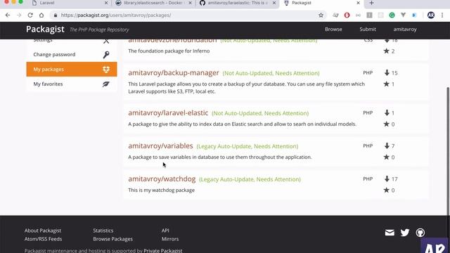 05 Setting up elastic search container through Docker for Laravel смотреть онлайн