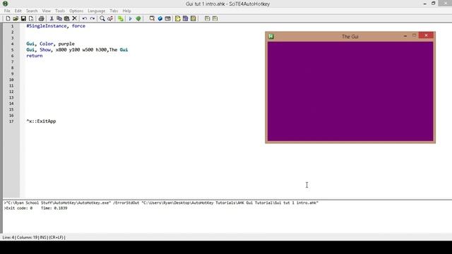AutoHotkey Gui Tutorial #1 (Creating Your Template + Demos) смотреть онлайн