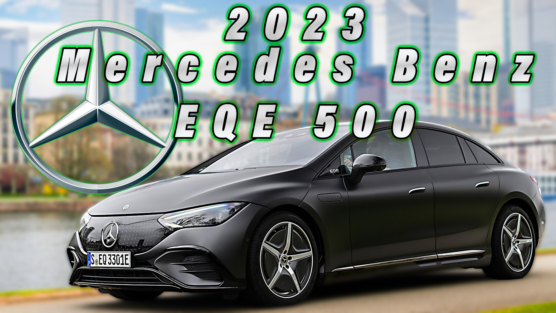2023 Mercedes EQE 500 AMG 4MATIC - Интерьер, Экстерьер иСцены вождения! смотреть онлайн