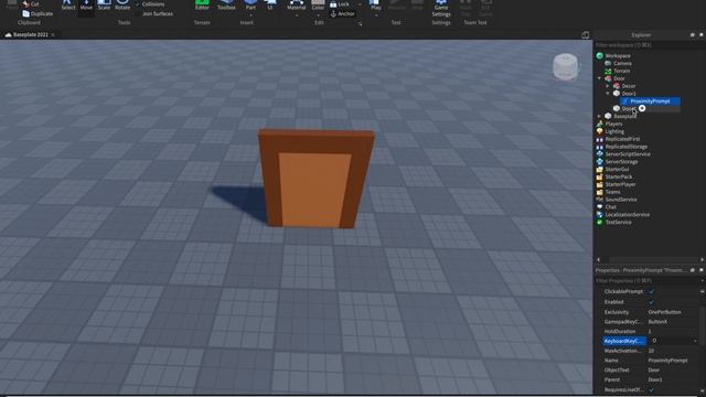 Как сделать дверь (Proximity Prompt) в Roblox Studio смотреть онлайн
