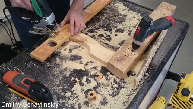 Вырезаем электролобзиком цифры #8