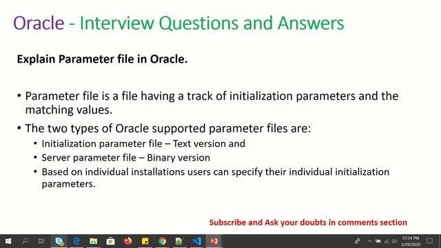 Oracle Database - Top Interview Questions and Answers | ARC Tutorials смотреть онлайн