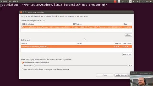 Creating a Linux forensics USB drive part1 смотреть онлайн