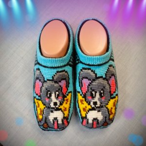 1 часть мастер-класса следочков " Мультяшный мышонок Джери ??"