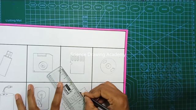 storage devices of computer drawing - simple and easy | science drawing academy смотреть онлайн
