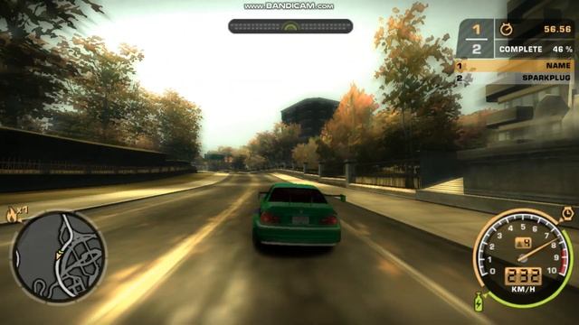 Green Bmw GTR vs Mitsubishi Lancer Evolution Mostwanted Sprint Race смотреть онлайн