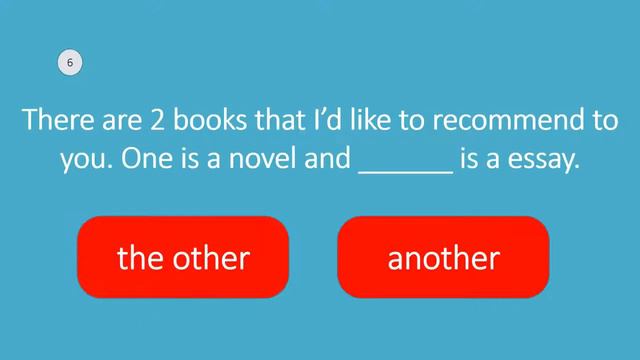 grammar test : another other others the other the others 1 смотреть онлайн