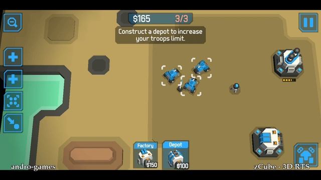 zCube - 3D RTS (by Game Dev Team) - paid offline strategy game for Android and iOS - gameplay. смотреть онлайн