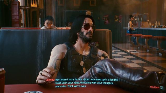 Weird Meeting at A Diner - Cyberpunk 2077 Part 14 смотреть онлайн