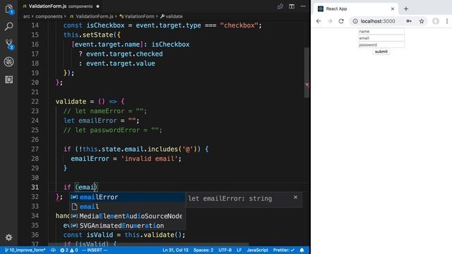 Form Validation in React.js - Part 11 смотреть онлайн