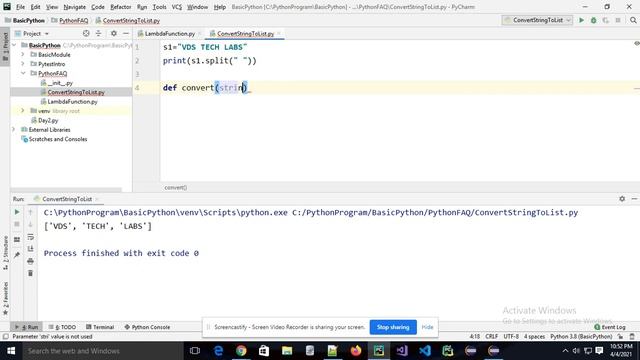 Python FAQ : How to convert string to List смотреть онлайн