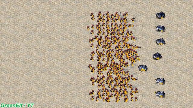 Conscripts vs Seal Battle Fortress - Same Cost - Red Alert 2 смотреть онлайн