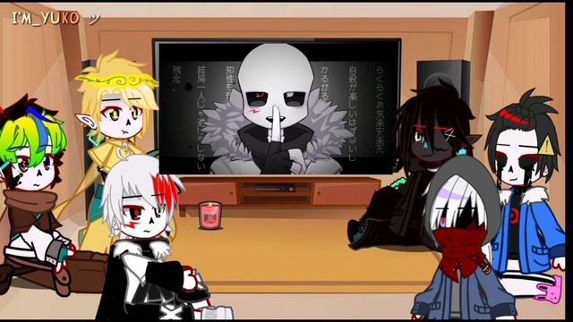 「 Sans AU react's to meme's 」// only rus // 1/? // смотреть онлайн