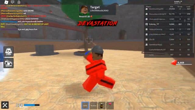 Roblox | 1000 Kill Streak in KAT смотреть онлайн