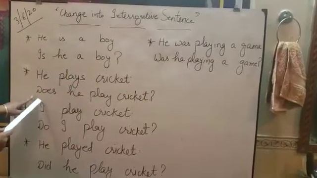 Change into Interrogative Sentence смотреть онлайн