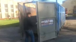 Загрузка разгрузка контейнера 27 кубометров