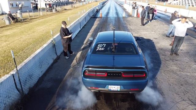 Double breakout but I won. Going to round 3. bowman drag. Challenger 1320 scat pack смотреть онлайн