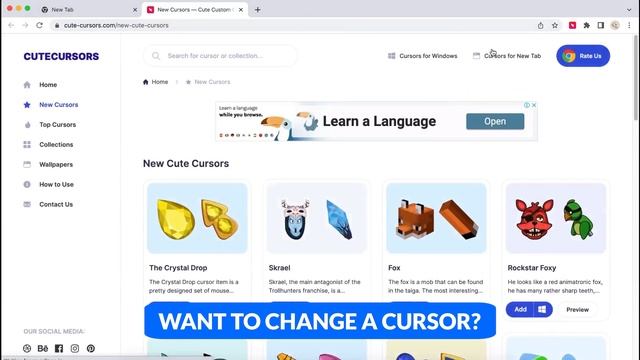 How to change cursor (mouse pointer) on Windows 2023. Best custom cursor extension for Chrome смотреть онлайн