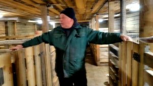 Обзор нового сарая для коз и овец, зимний вариант. "Мое Подворье"