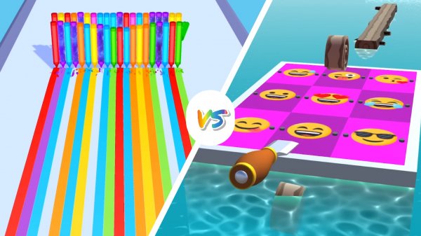 Pencil Rush 3D & Spiral Roll Gameplay Android iOS