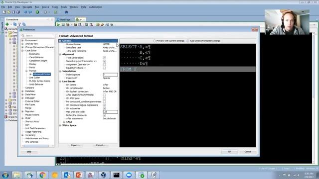 Oracle SQL Developer - Code Formatting vs Changing the Code as You Type смотреть онлайн