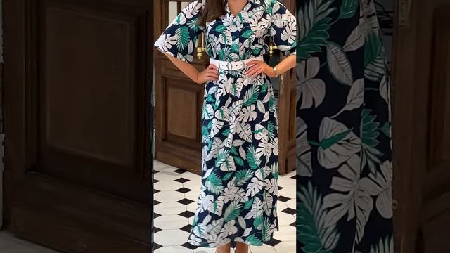 Платье женское НОВИНКА 2022 Петербургский Швейный Дом 1448-1 смотреть онлайн